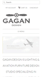 Mobile Screenshot of gagan-design.com